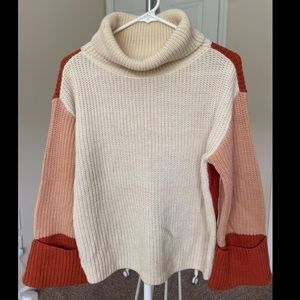 Cowl neck sweater